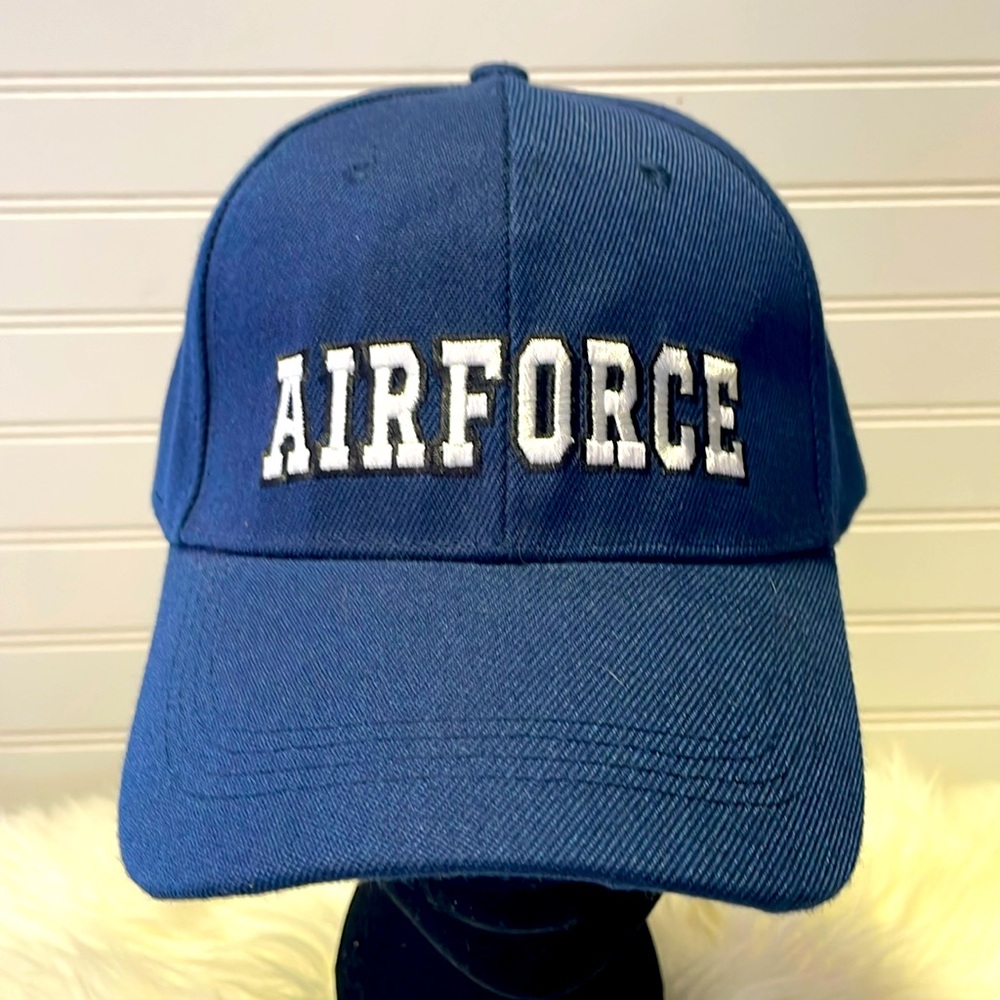 Air Force Embroidered Baseball Cap- Navy